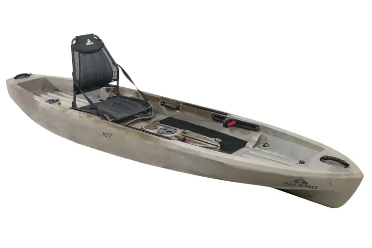 Ascend 10T hunting kayak product photo on white background