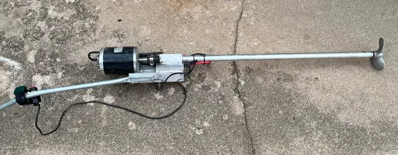 Homemade electric mud motor